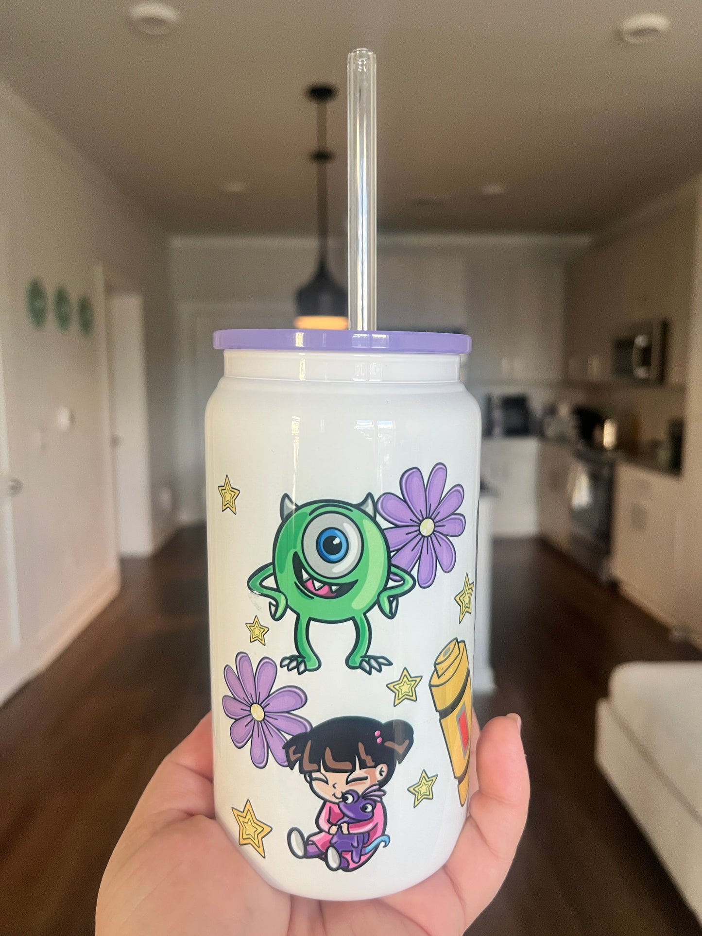Monster Inc Glasscup