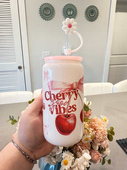 Cherry Coquette Glasscup