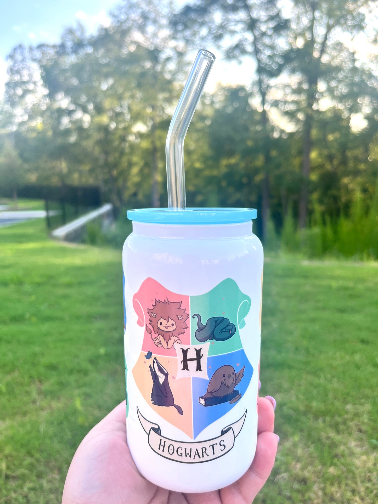 Kawai Hogwarts Glasscup