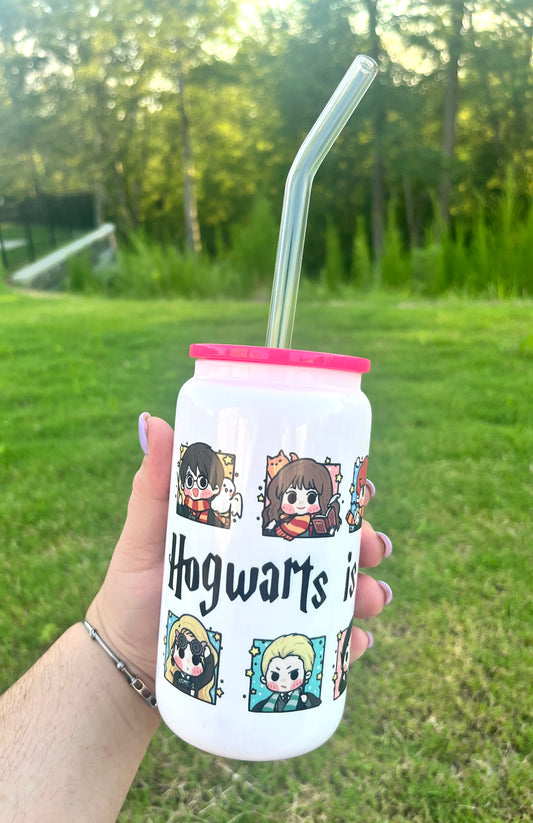 Hogwarts glasscup kawai