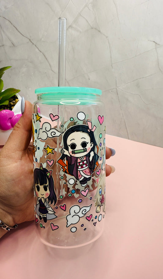 Demon Slayer Glasscup UV-DTF