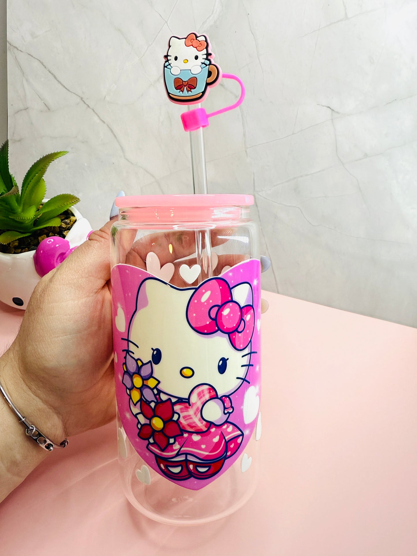 Hello Kitty Glasscup