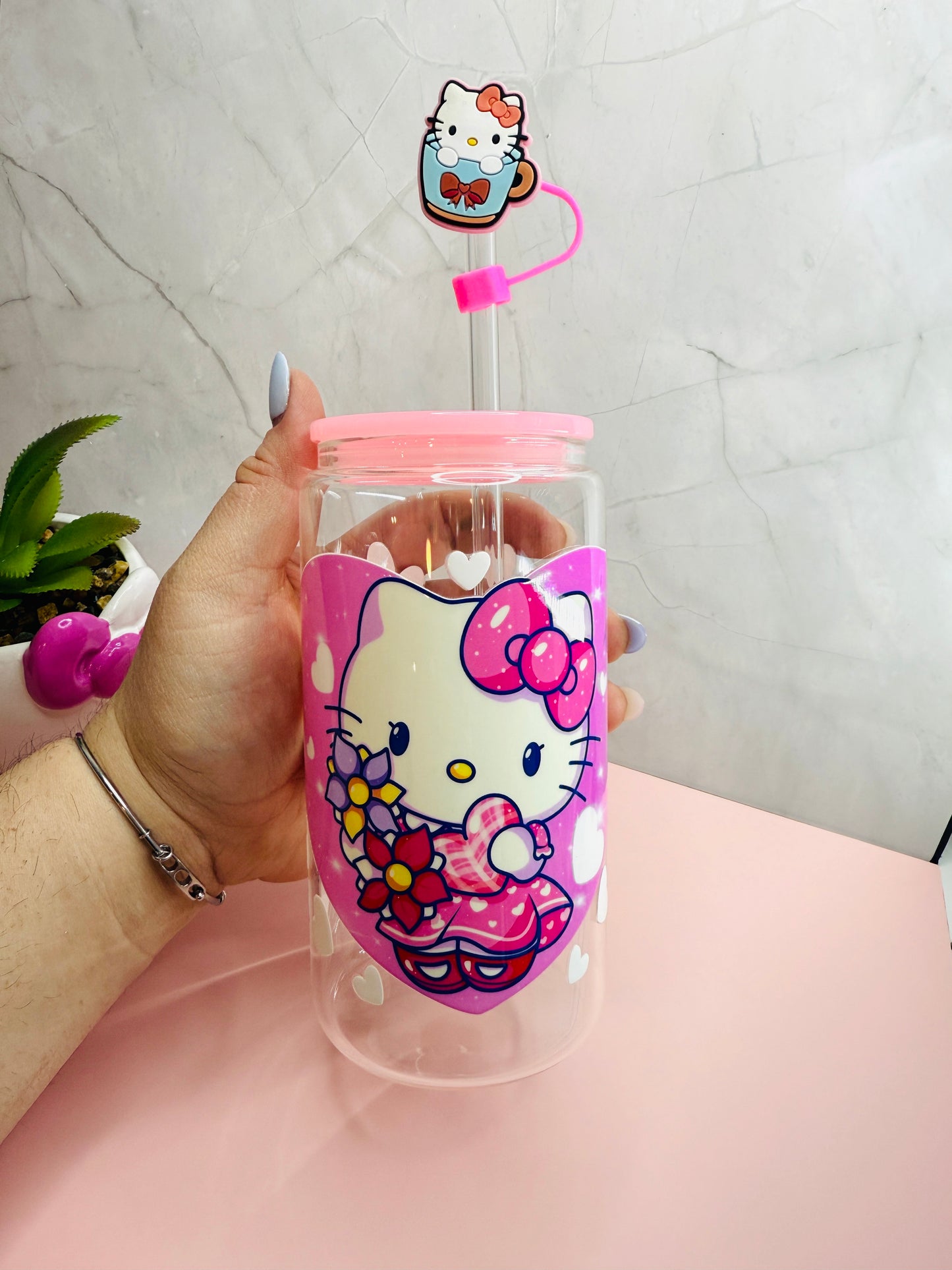 Hello Kitty Glasscup