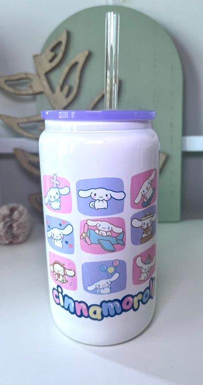 Cinnamon Roll Glasscup