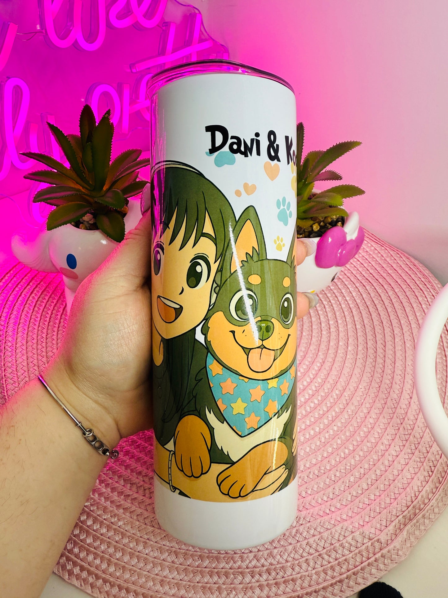 Personalized pet tumbler