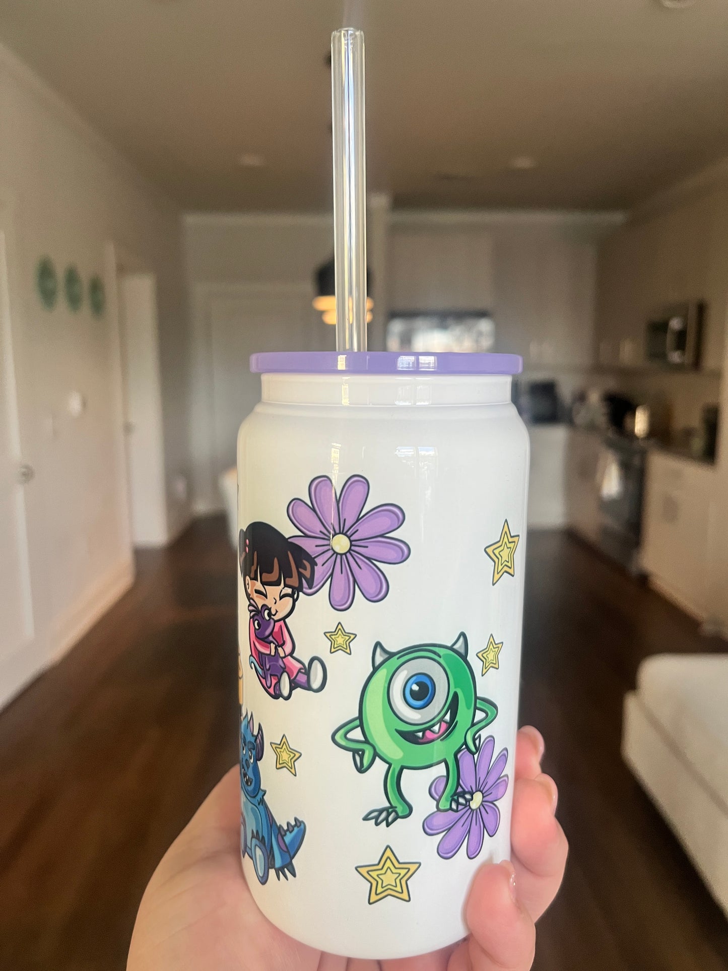 Monster Inc Glasscup