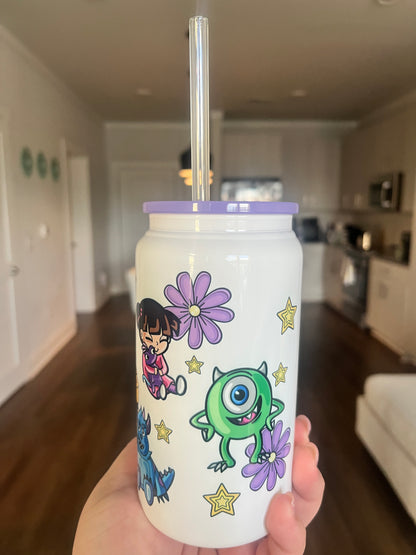 Monster Inc Glasscup