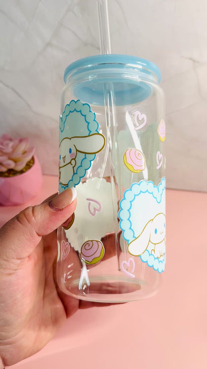 Cinnamon Roll glasscup